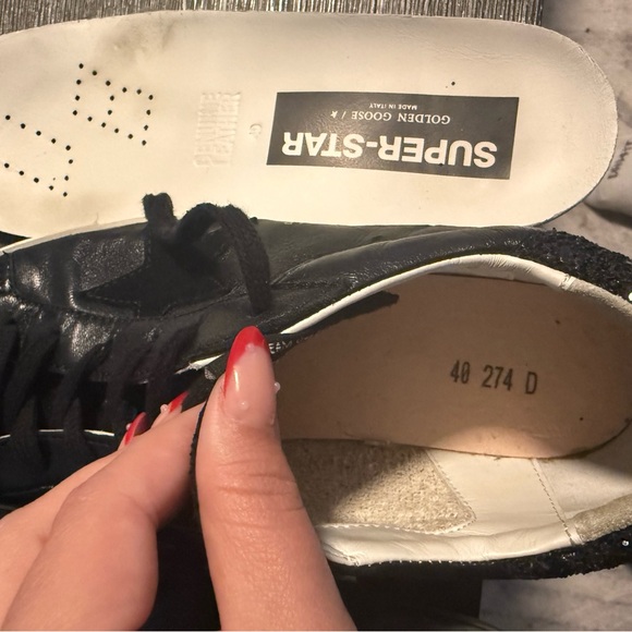 Golden Goose Black and White Sneakers - Picture 9 of 9